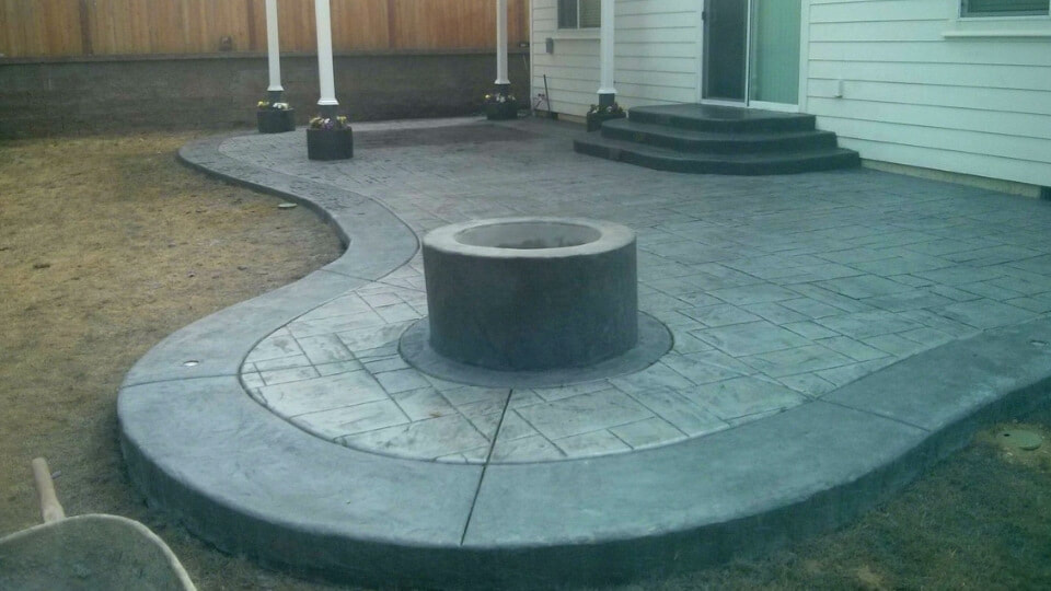 Stamped concrete patio cost Lakewood Colorado